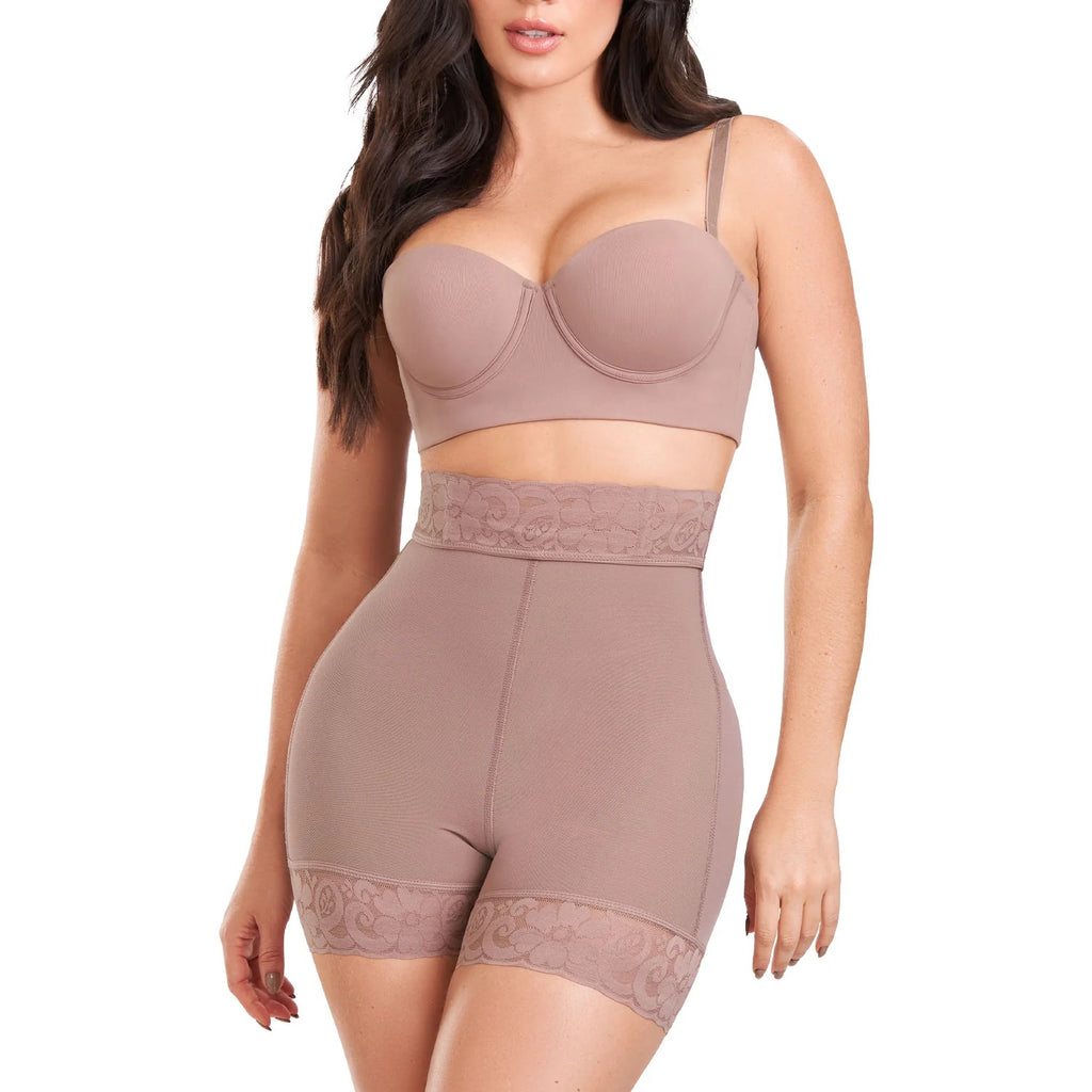 High Waisted Tummy Control Butt Lifter Shorts