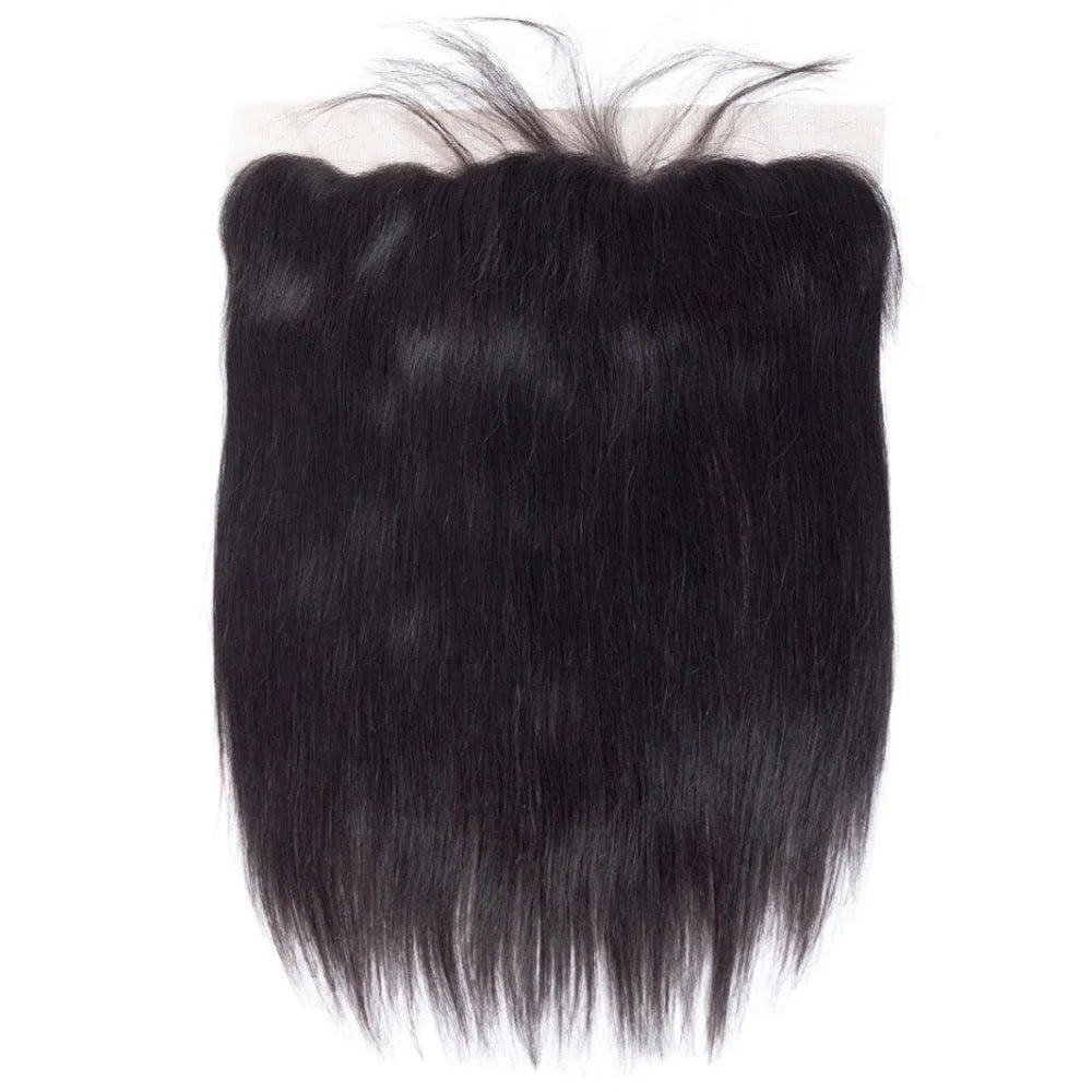 Straight Lace Frontal 13×4 – Natural Black