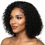 Short Bob Curly 13x4 Transparent