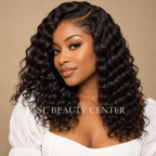 1 Bundle Deep Wave Hair – Natural Black